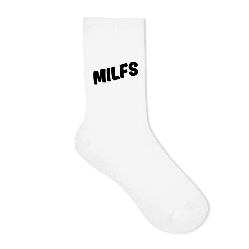 Premium Crew Socken "MILFS" (Druck)