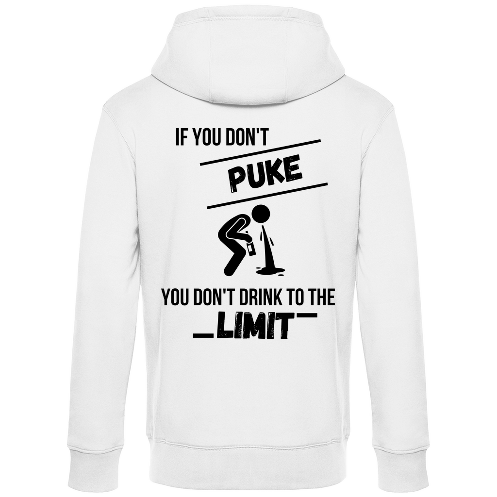 Premium Hoodie "Limit (englisch)" (Backprint)