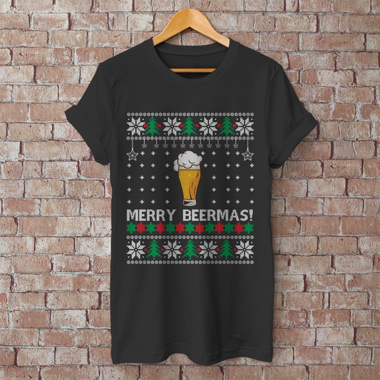 Premium T-Shirt "Merry Beermas"