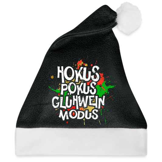 Weihnachtsmütze "Hokus Pokus" - Schwarz/Weiß