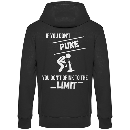 Premium Hoodie "Limit (englisch)" (Backprint)