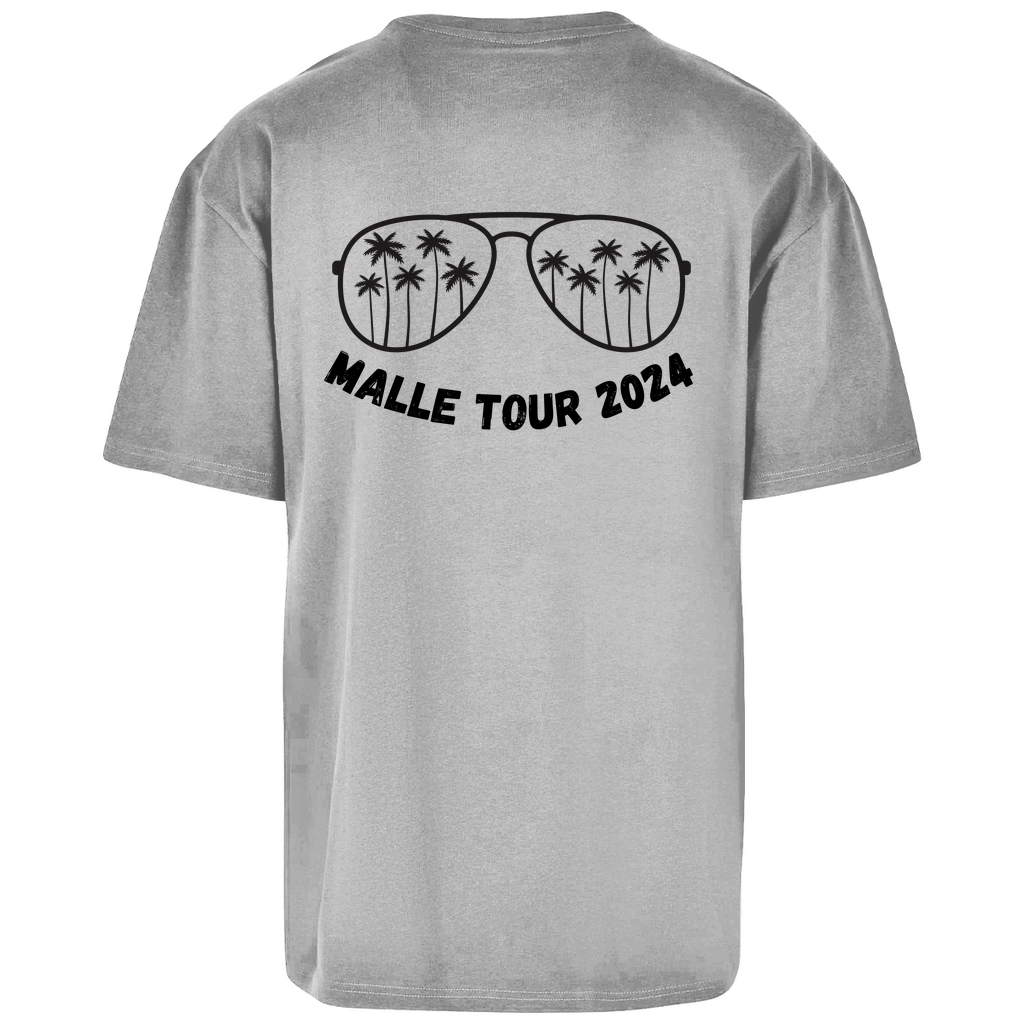 Premium Oversized T-Shirt "Malle Tour 2024" (Backprint)