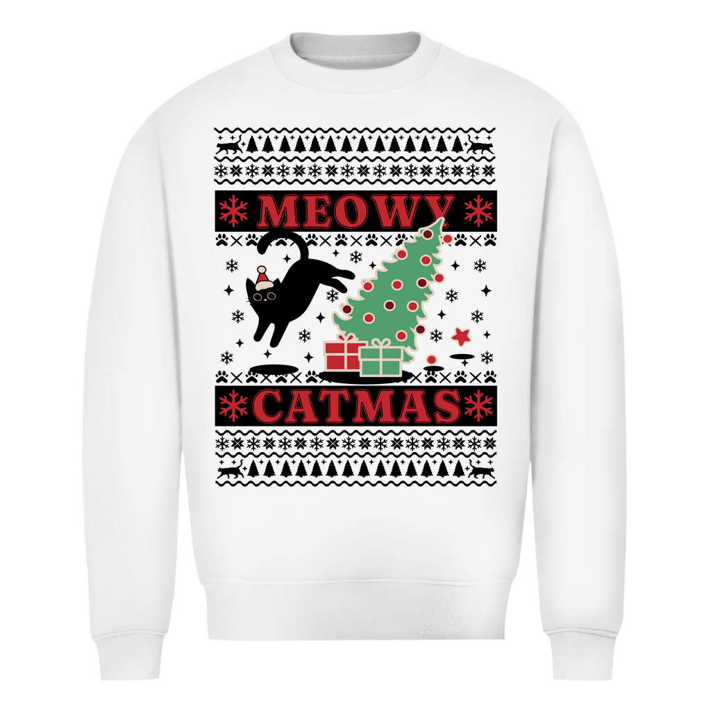 Premium Sweatshirt "Meowy Catmas [Spenden Aktion]" (Man)