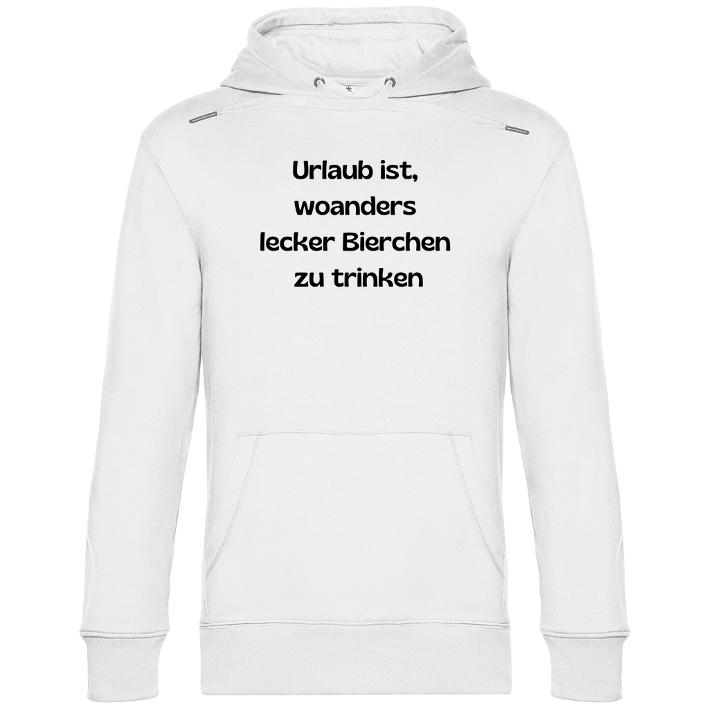 Premium Hoodie "Urlaub ist..."