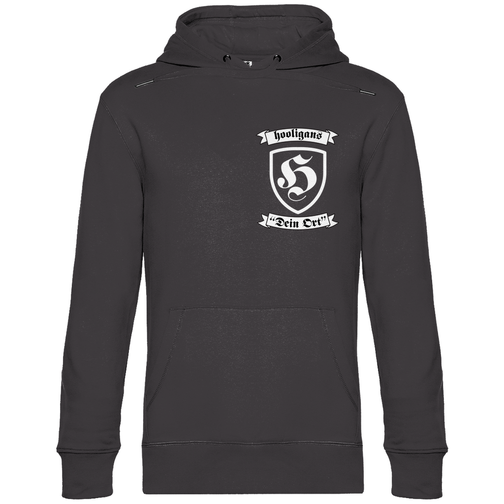 Premium Hoodie "Hooligans - Bagde" (personalisierbar)