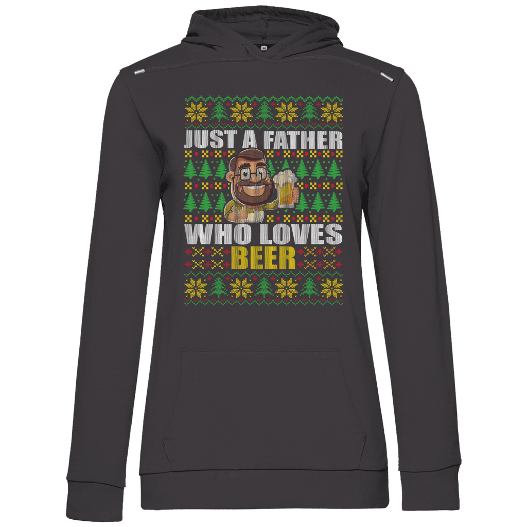Christmas Premium Hoodie "Just A Father" (Woman)