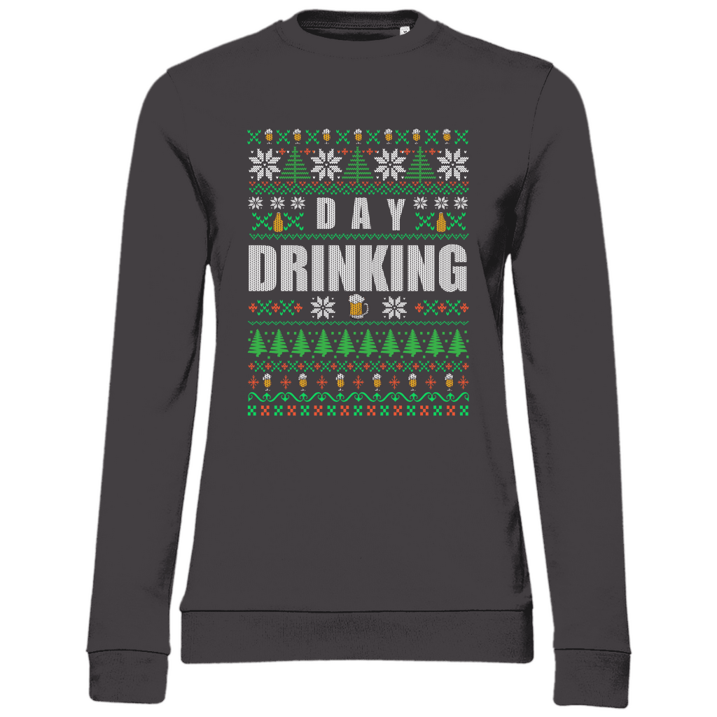Christmas Premium Sweatshirt "Day Drinking" (Woman)