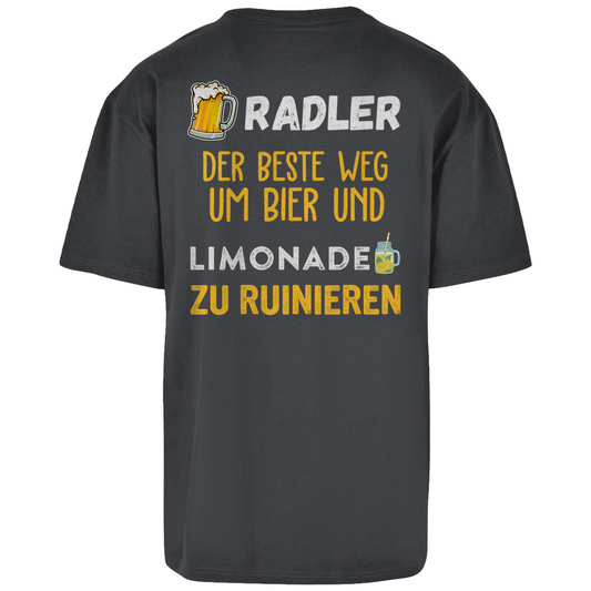 Premium Oversized T-Sirt "Radler" (Backprint)