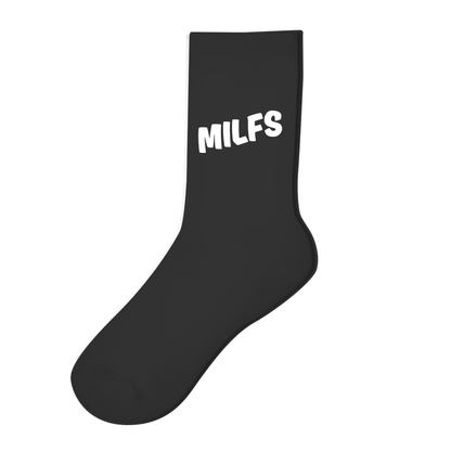 Premium Crew Socken "MILFS" (Druck)