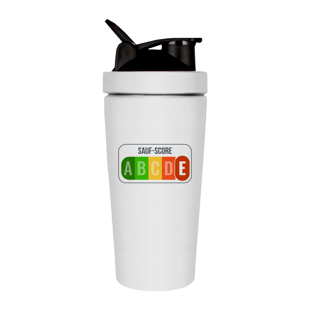 Premium Edelstahl Shaker "Sauf-Score"