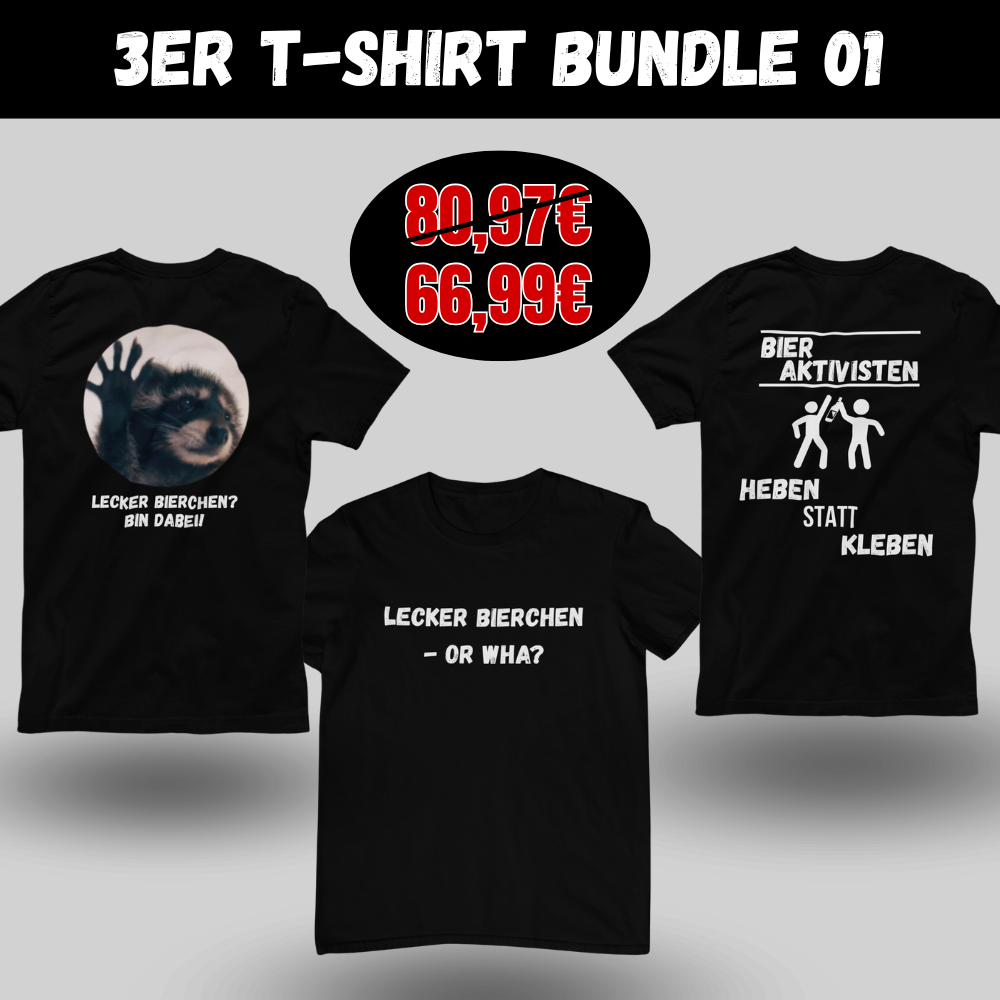 3er T-Shirt Bundle 01