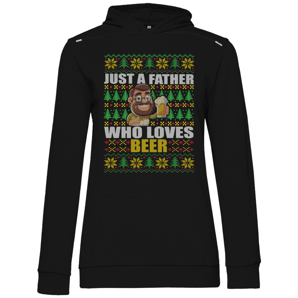 Christmas Premium Hoodie "Just A Father" (Woman)