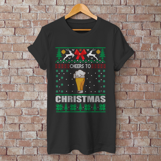 Premium T-Shirt "Cheers to Christmas"