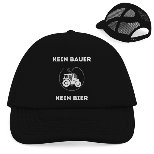 Premium Trucker Cap "kein Bauer - kein Bier" (Snapback)