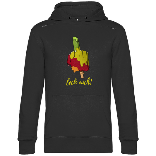 Premium Hoodie "leck mich!" (Man)