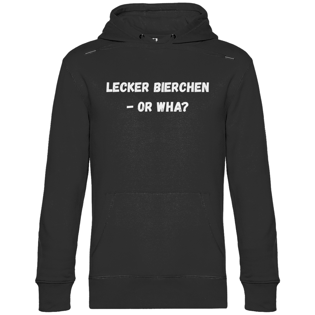 Premium Hoodie "Lecker Bierchen - Or Wha "