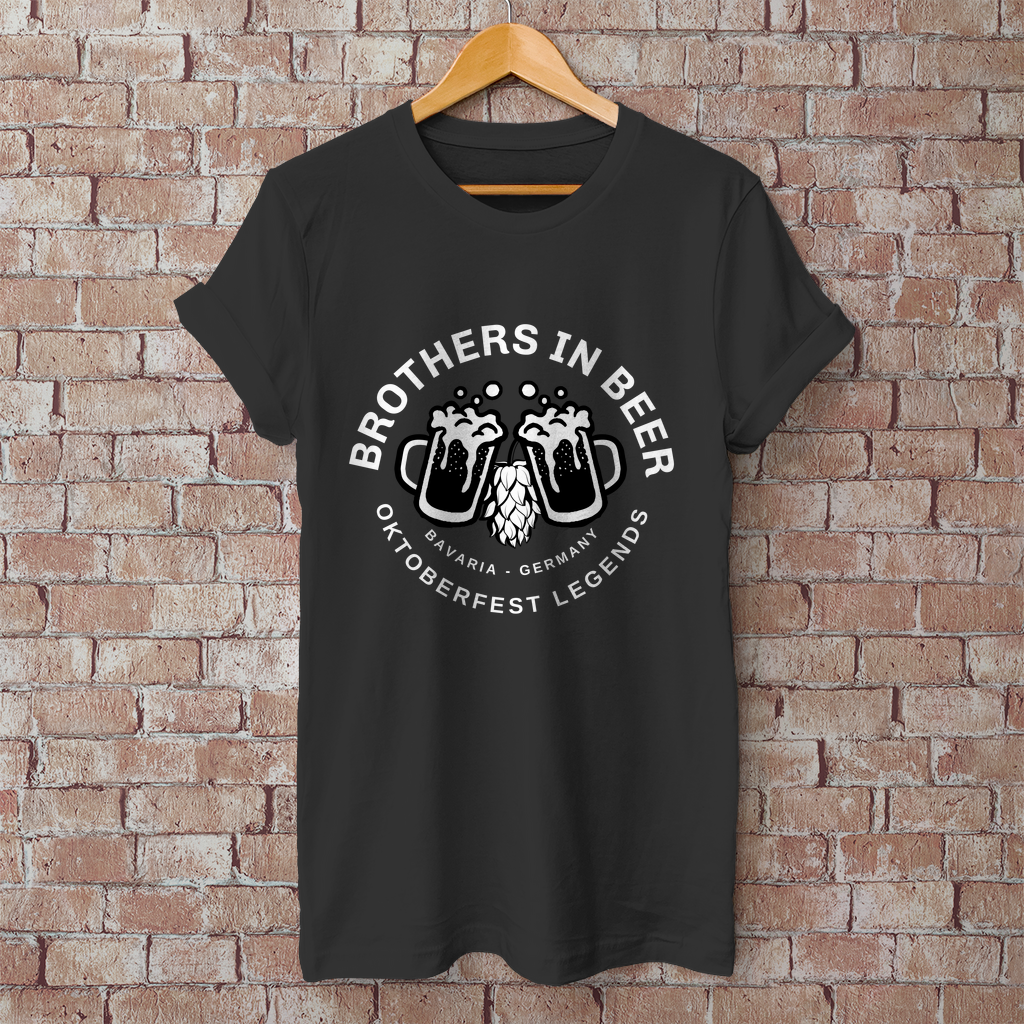 Premium T-Shirt "Brothers in Beer" (Man)