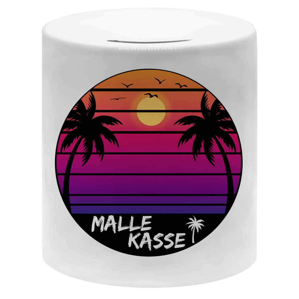 Premium Spardose: "Malle Kasse"