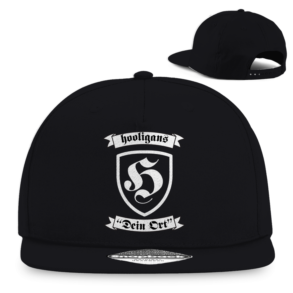 Premium Cap "Hooligans - Bagde" (personalisierbar) (Snapback)