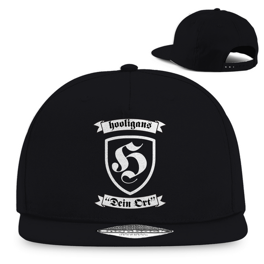 Premium Cap "Hooligans - Badge" (personalisierbar) (Snapback)