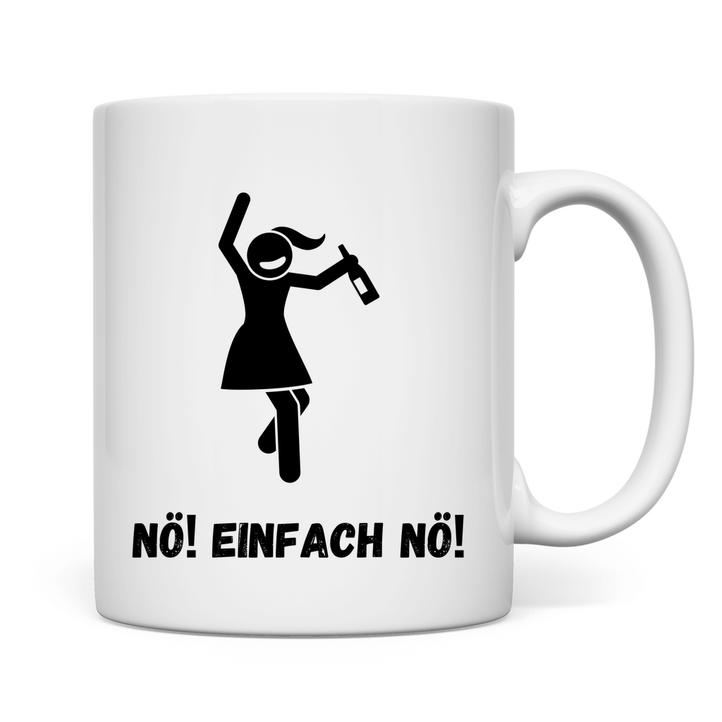 Premium Tasse "NÖ!" (Woman)