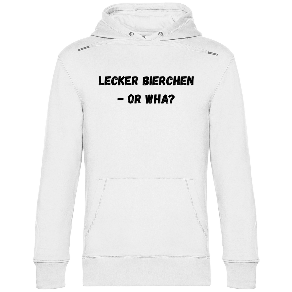 Premium Hoodie "Lecker Bierchen - Or Wha "