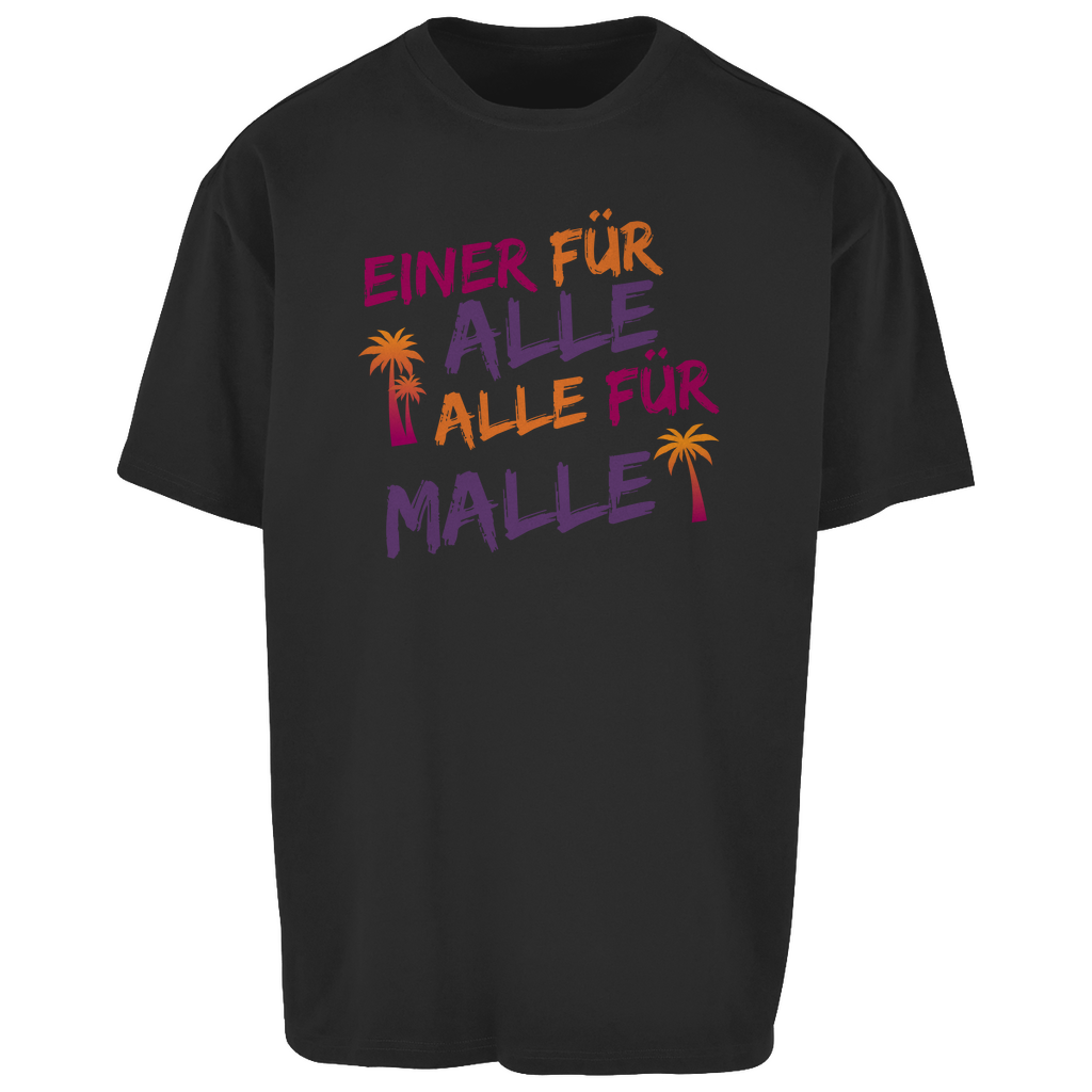 Premium Oversized T-Shirt "Alle für Malle"