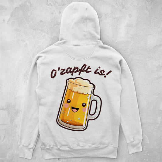 Premium Oversized Hoodie "O´zapft is!" (Backprint)