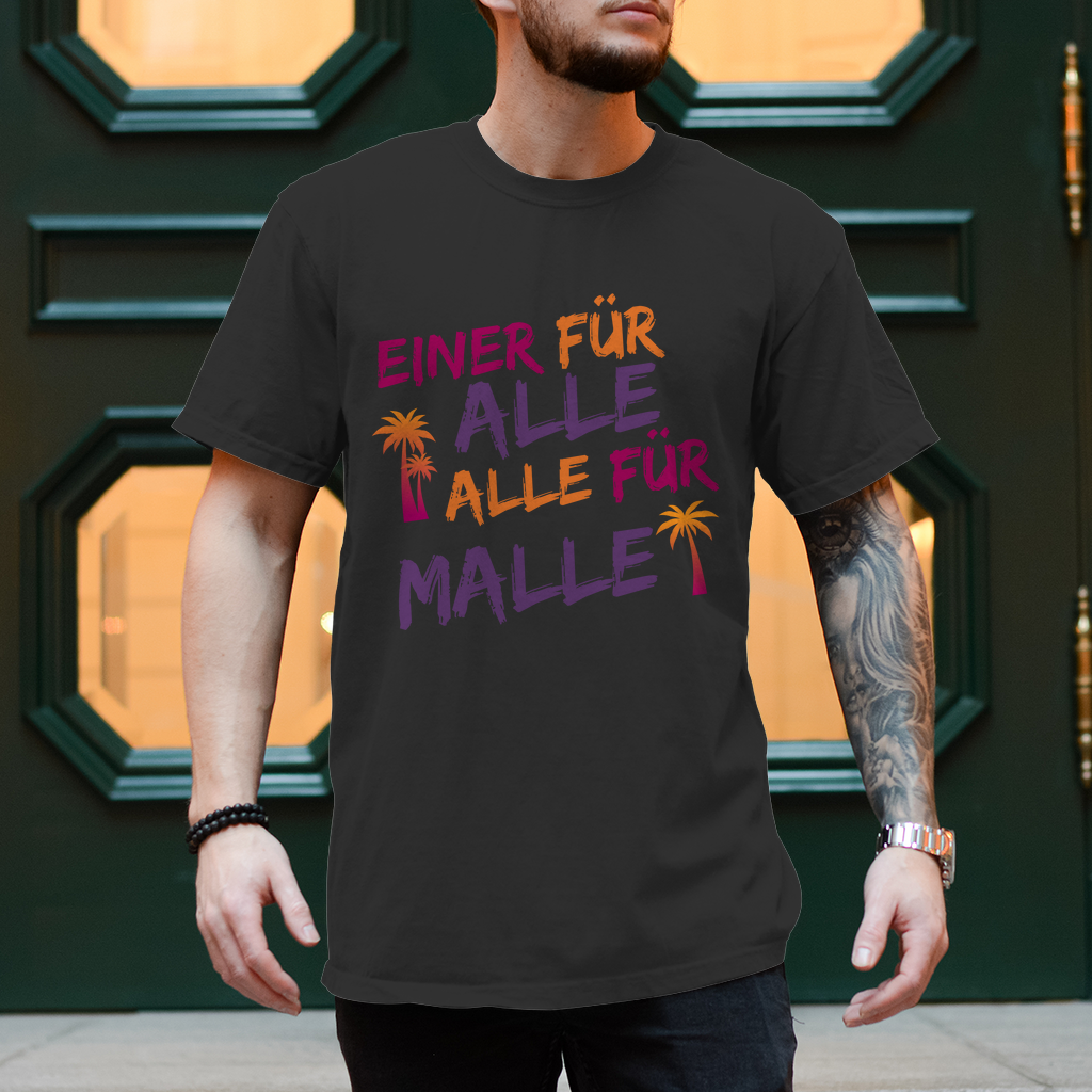 Premium T-Shirt "Alle für Malle"