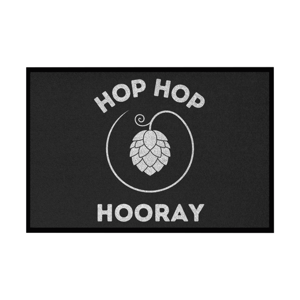 Premium Fußmatte "Hop Hop Hooray"