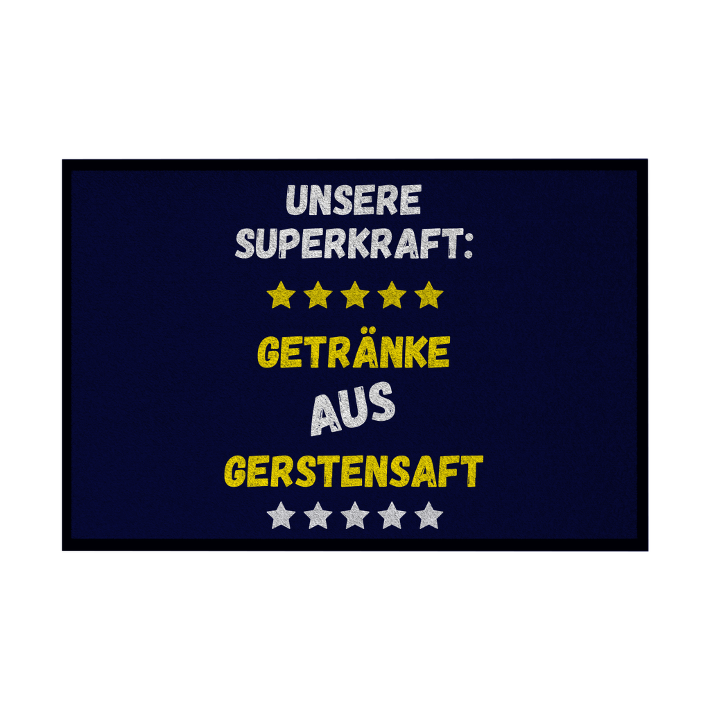 Premium Fußmatte "Superkraft"