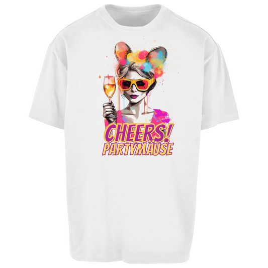 Premium Oversized T-Shirt "Partymaus" (Woman)
