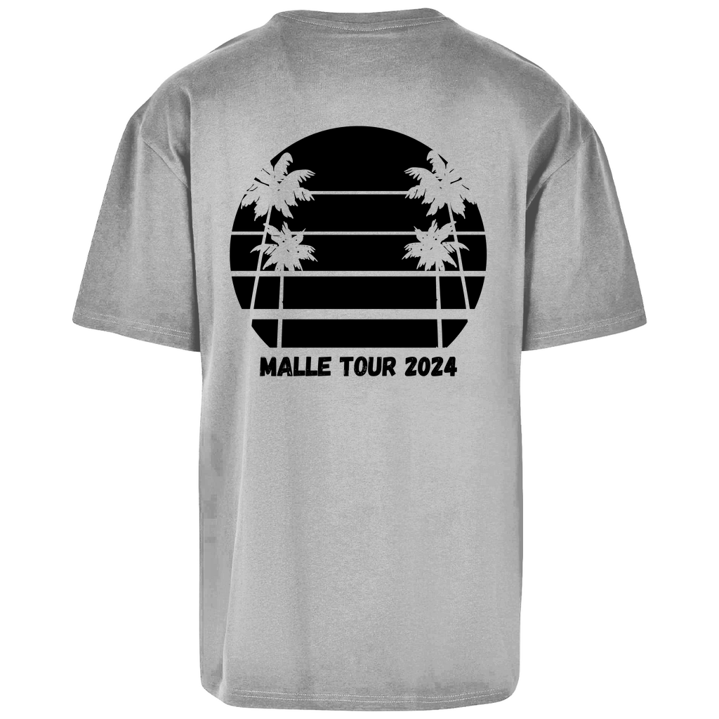 Premium Oversized T-Shirt "Malle Tour 2024" (Backprint)