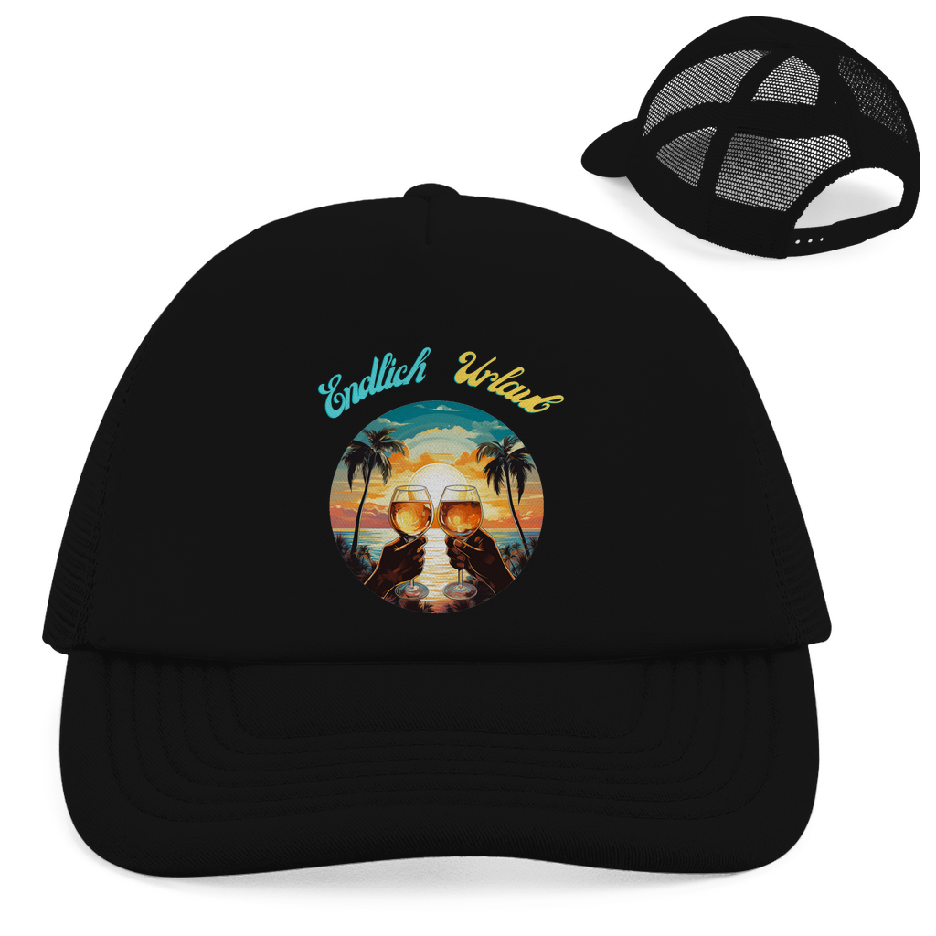 Premium Trucker Cap "Urlaub 1" (Snapback)