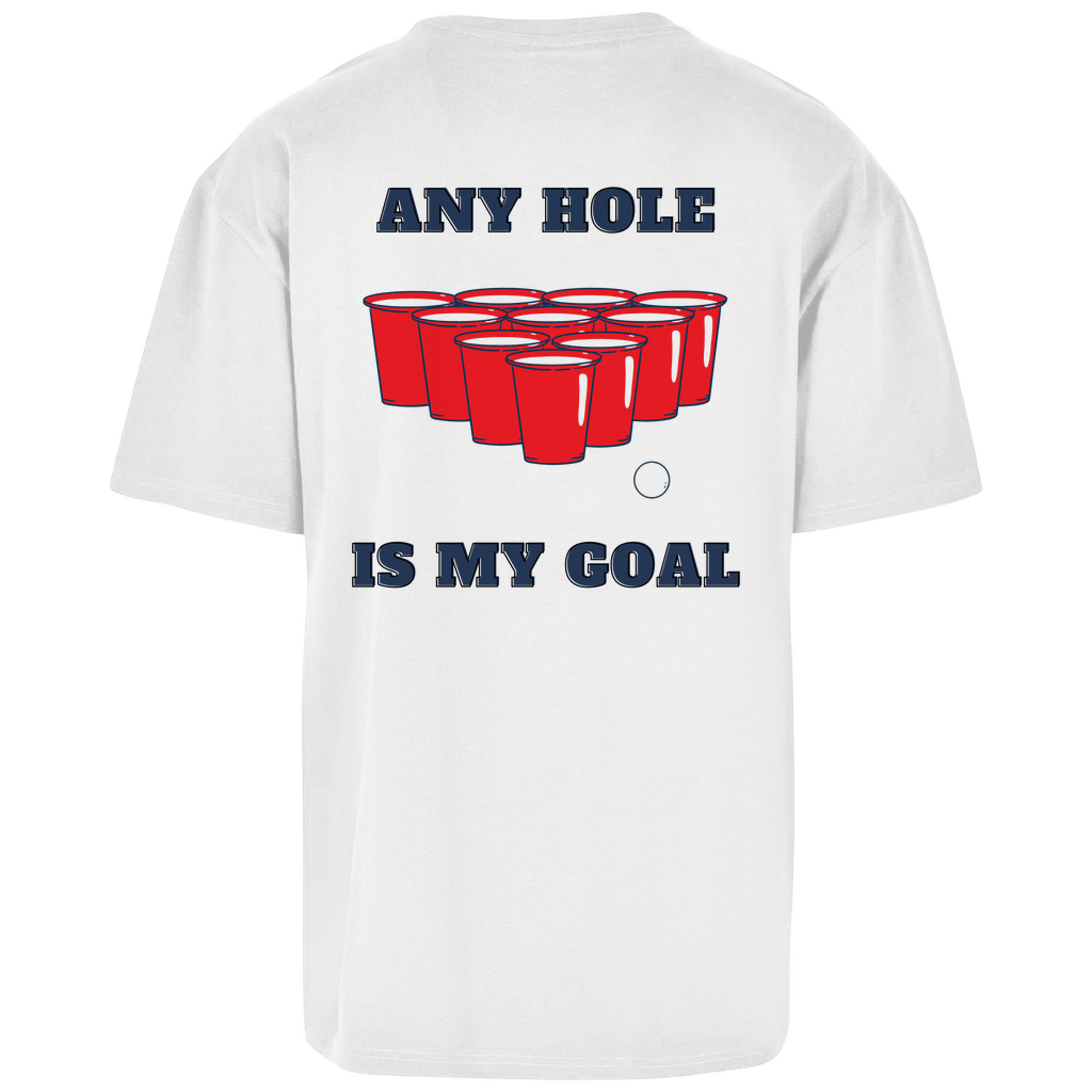 Premium Oversized T-Shirt "Any Hole" (Backprint)