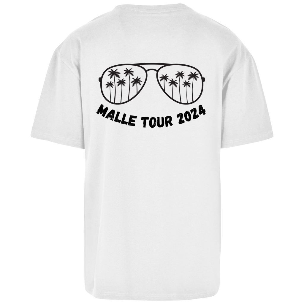 Premium Oversized T-Shirt "Malle Tour 2024" (Backprint)