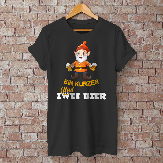 Premium T-Shirt "Ein Kurzer und zwei Bier"