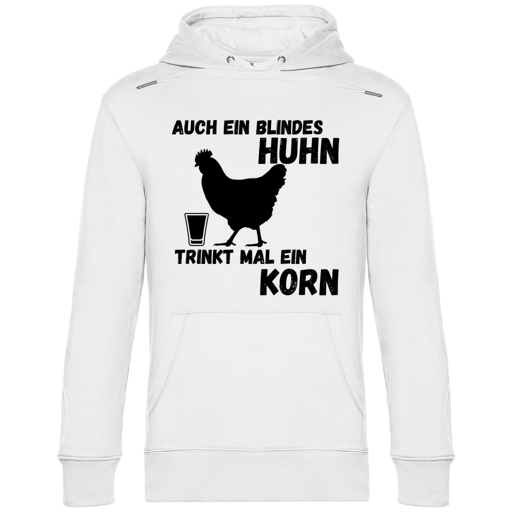 Premium Hoodie "Blindes Huhn"