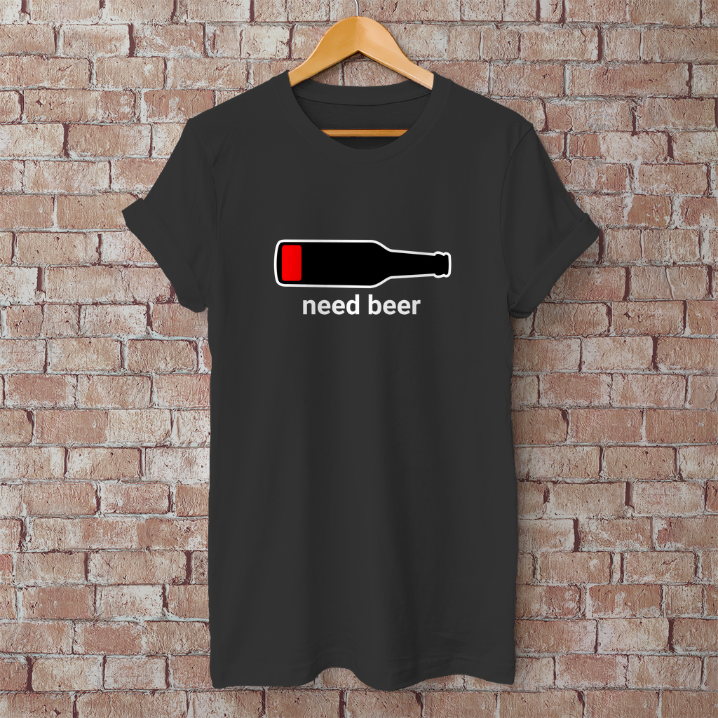 Premium T-Shirt "Need beer"