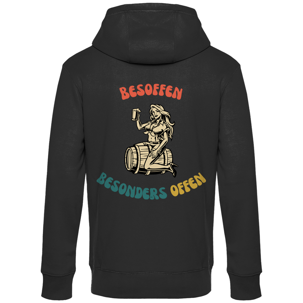 Premium Hoodie "Offen" (Man) (Backprint)