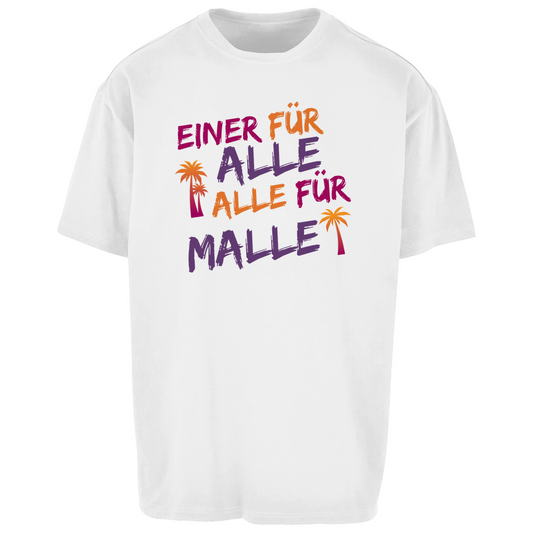 Premium Oversized T-Shirt "Alle für Malle"