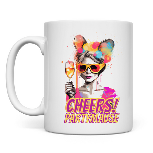 Premium Tasse "Partymaus"