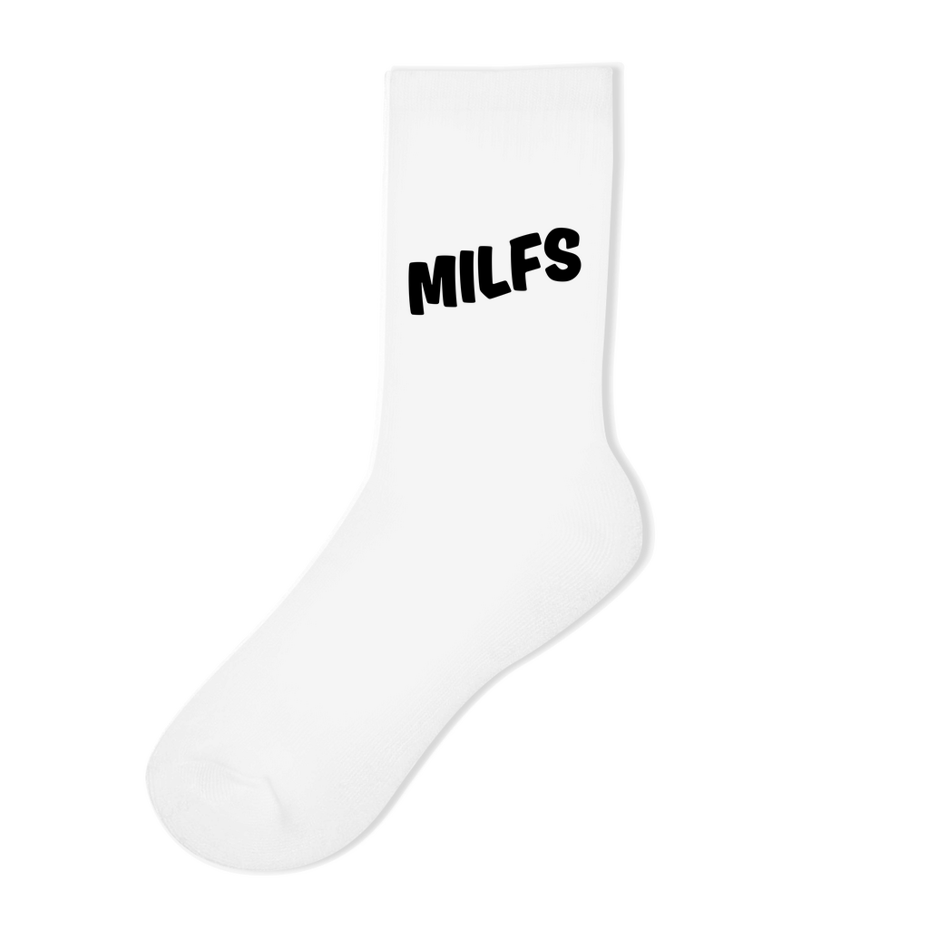 Premium Crew Socken "MILFS" (Druck)