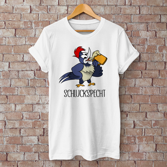 Premium T-Shirt "Schluckspecht"