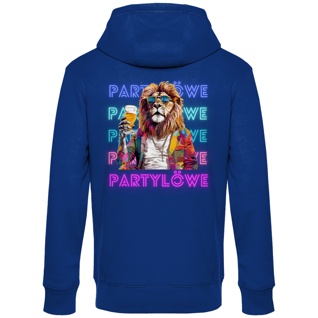 Premium Hoodie "Partylöwe" (Backprint)