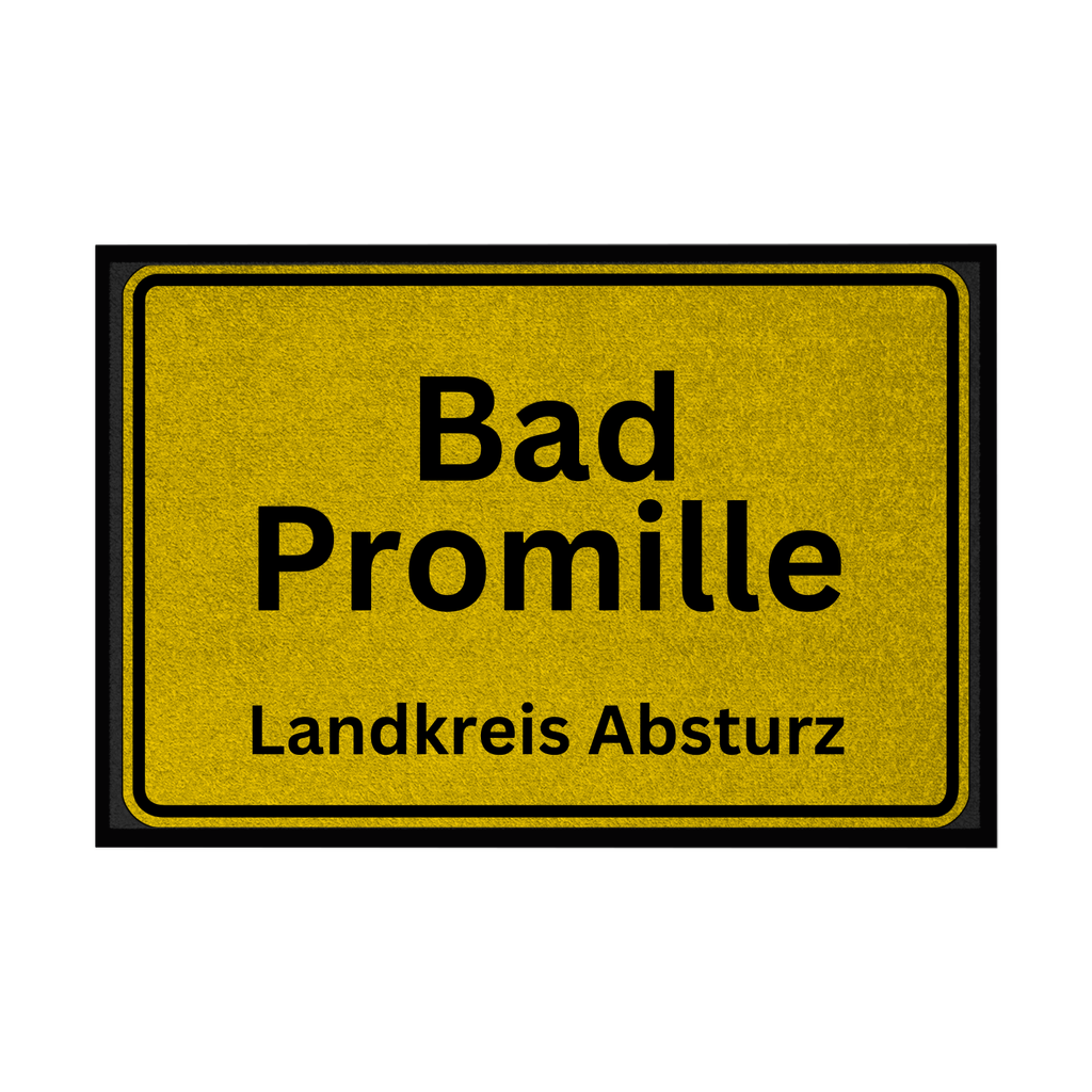 Premium Fußmatte "Bad Promille"