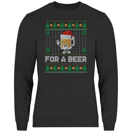 Christmas Premium Sweatshirt "For A Beer"