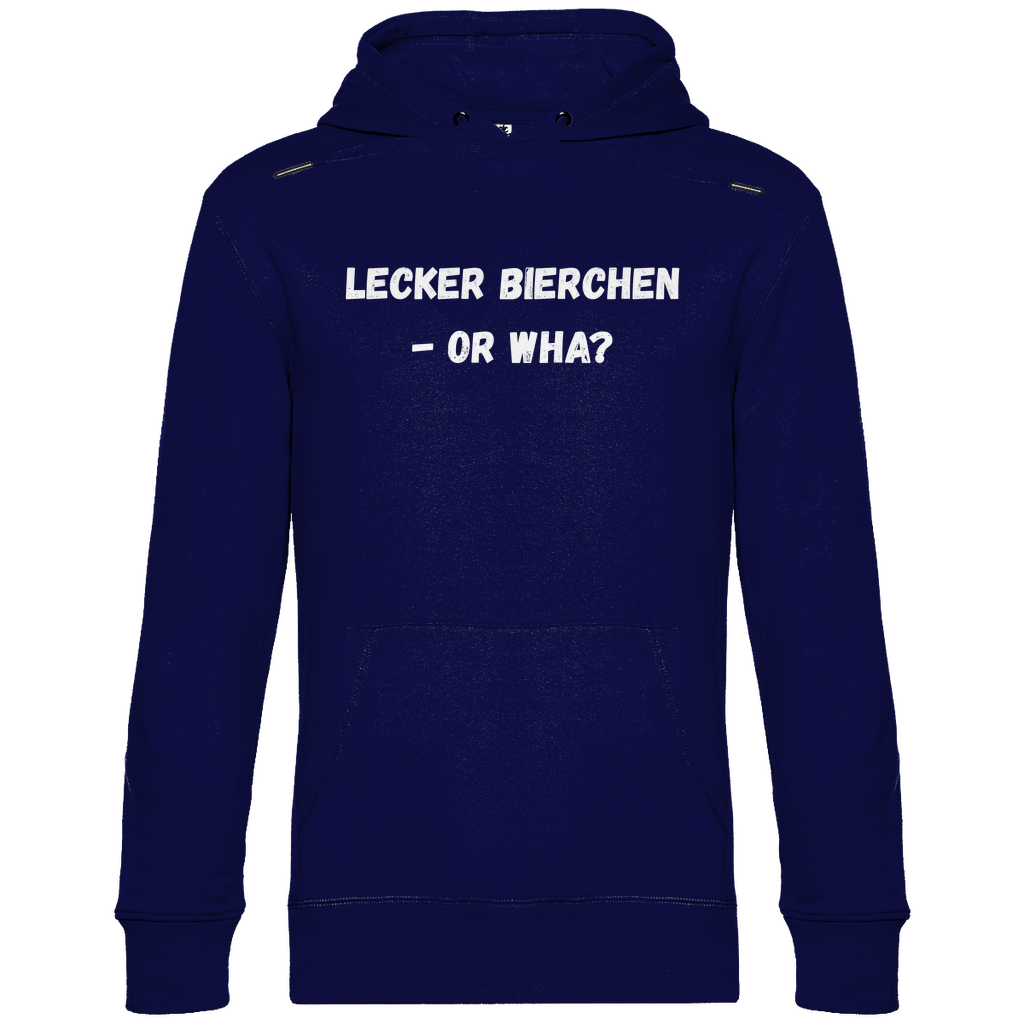 Premium Hoodie "Lecker Bierchen - Or Wha "