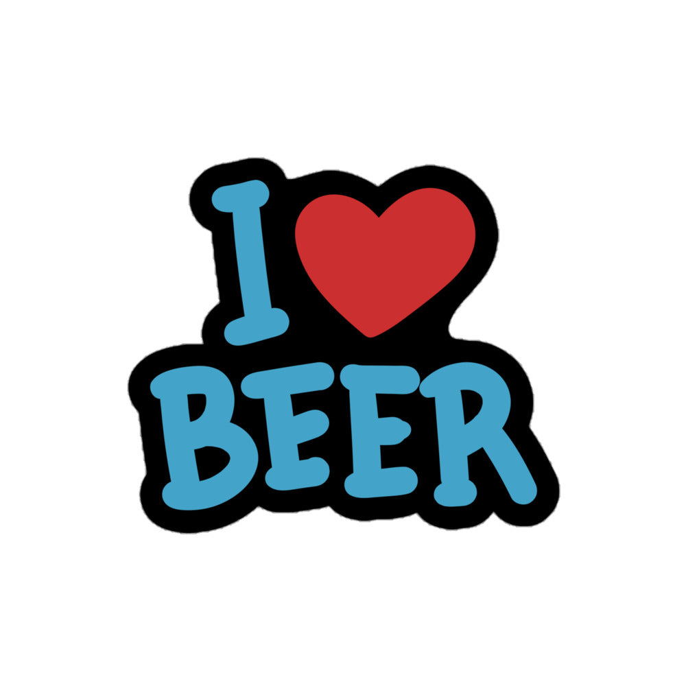 Premium Sticker "I ❤ Beer"