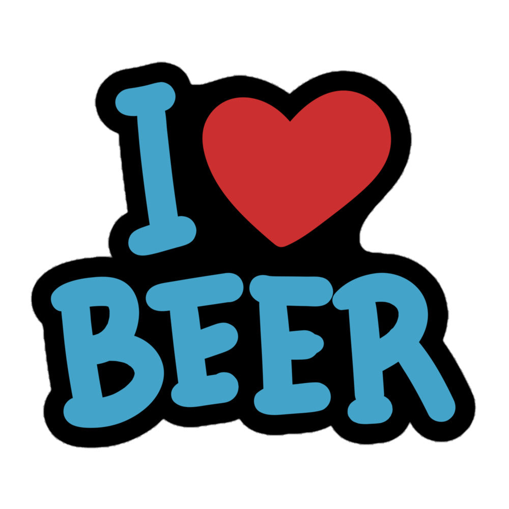 Premium Sticker "I ❤ Beer"